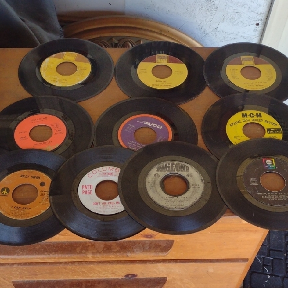 Vintage Vinyl Record Collection 45's
